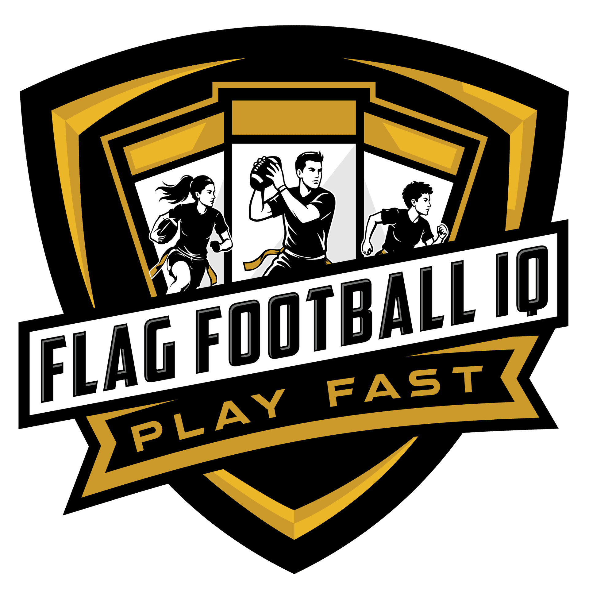 Flag Football IQ shield